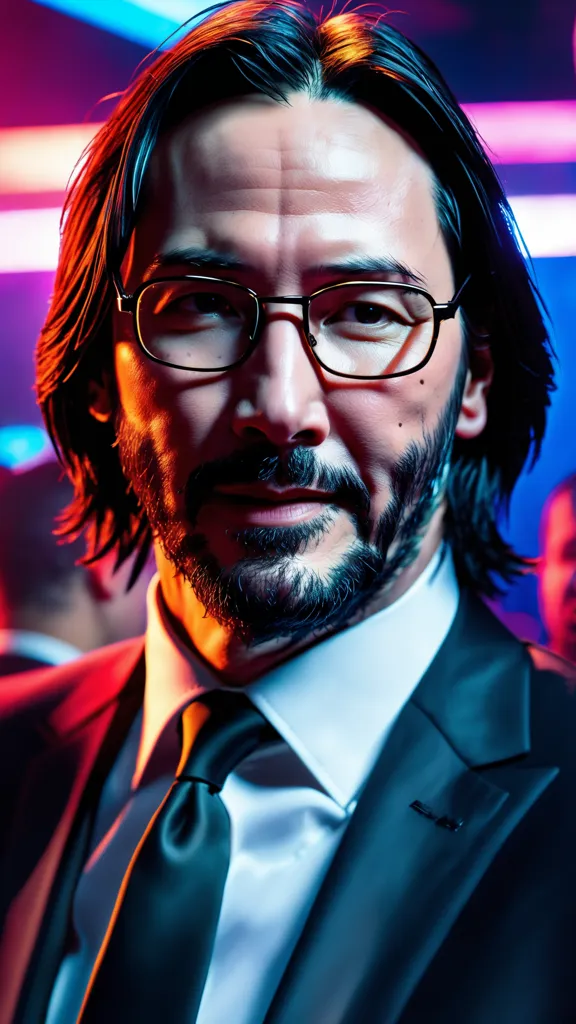 This is a picture of Keanu Reeves, a Canadian actor. He is known for his roles in movies such as The Matrix, John Wick, and Speed. He is also known for his philanthropy.